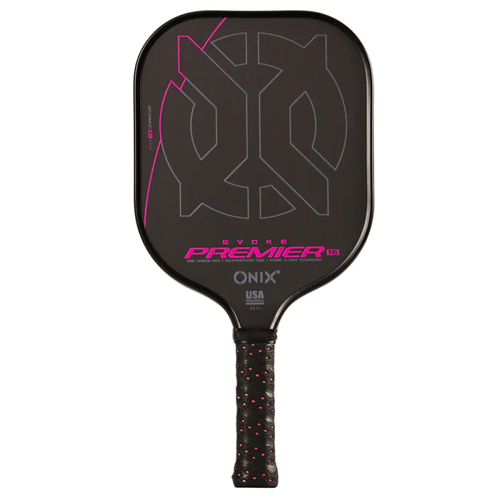 EVOKE PREMIER PRO RAW CARBON PICKLEBALL PADDLE