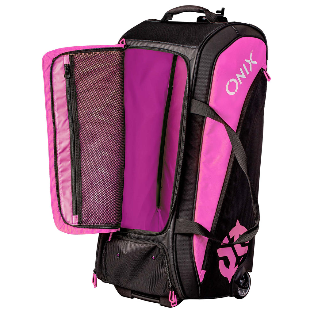 Orange Pro Team Wheeled Duffel Bag by Purely Pickleball sold by Purely Pickleball