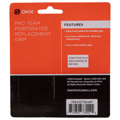 White PRO TEAM PERFORATED REPLACEMENT GRIP by Purely Pickleball sold by Purely Pickleball