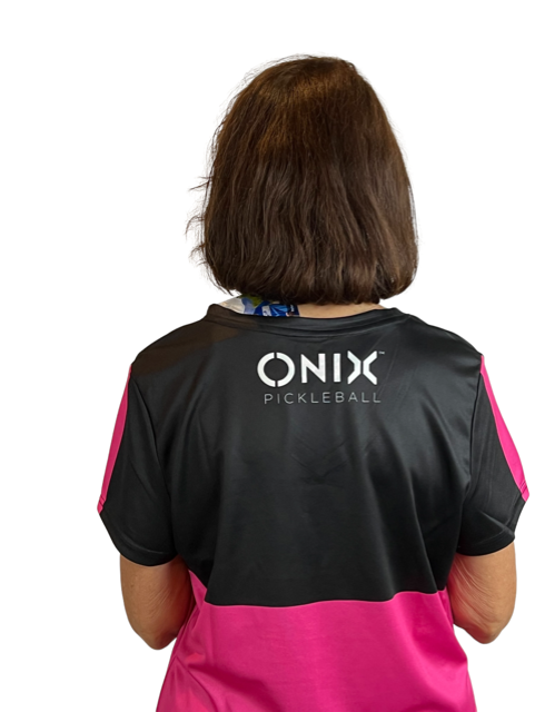 Onix Pink/Black SS Womens Shirts