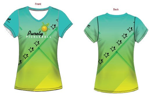 Purely Pickleball SS Elite Pickleball Shirt-Women by Purely Pickleball sold by Purely Pickleball