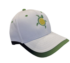 Purely Pickleball Hat Lite- White/ Green by Purely Pickleball sold by Purely Pickleball