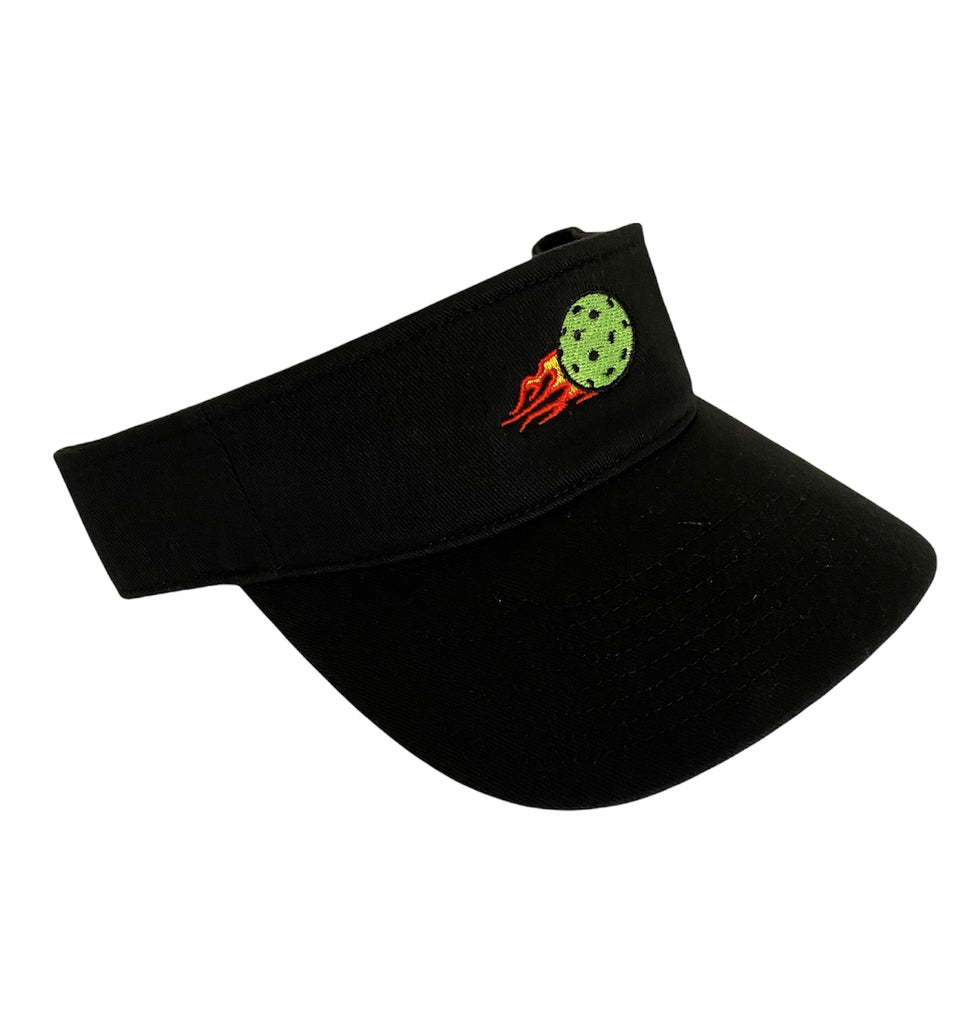 Purely Pickleball Visor Black Flame by Purely Pickleball sold by Purely Pickleball