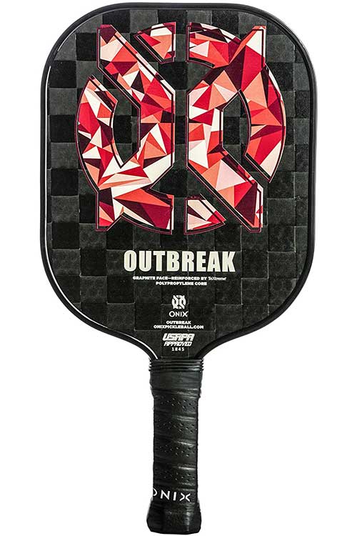 Red OUTBREAK by purelypickleball sold by Purely Pickleball