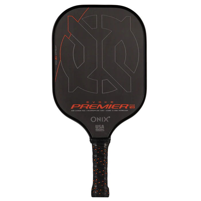 EVOKE PREMIER PRO RAW CARBON PICKLEBALL PADDLE