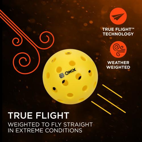 Yellow PURE 2 OUTDOOR BALLS by purelypickleball sold by Purely Pickleball