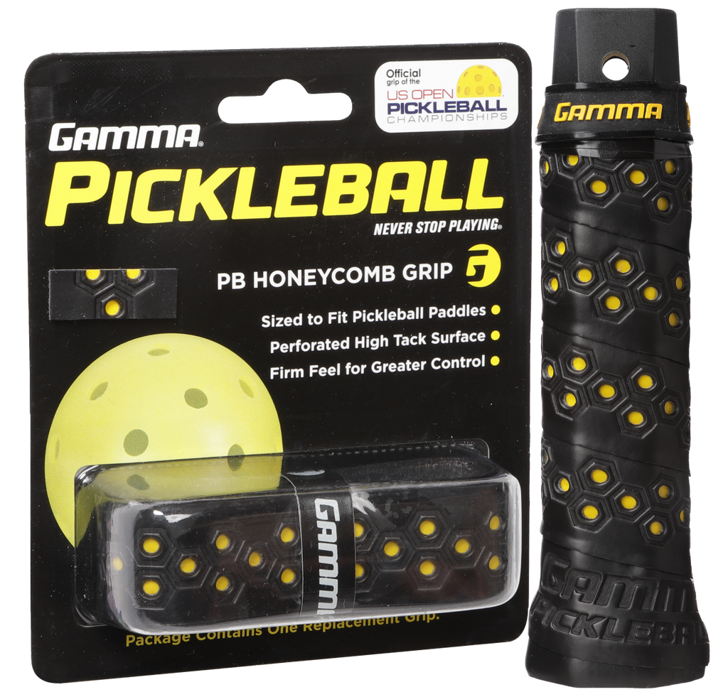Yellow Gamma Grips by Purely Pickleball sold by Purely Pickleball