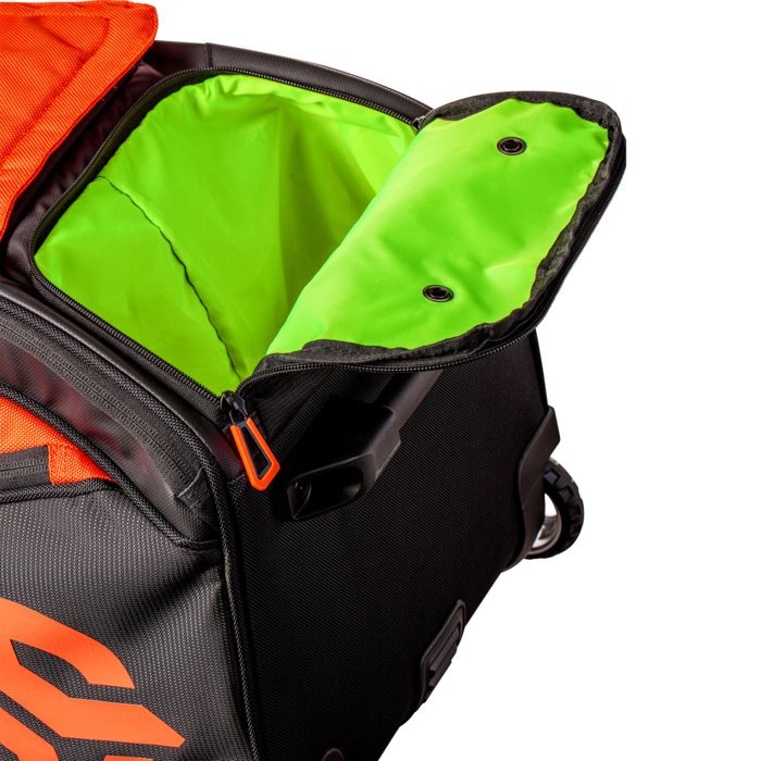 Orange Pro Team Wheeled Duffel Bag by Purely Pickleball sold by Purely Pickleball