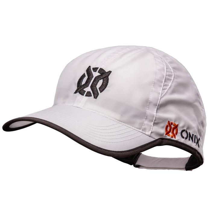 White Premier Lite Adjustable ONIX  Hat by Purely Pickleball sold by Purely Pickleball
