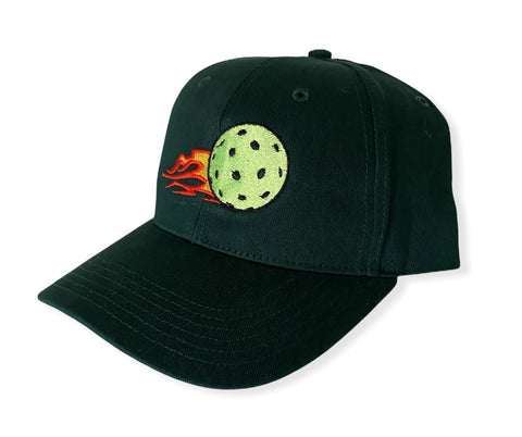  Purely Pickleball Hat Green Flame by Purely Pickleball sold by Purely Pickleball