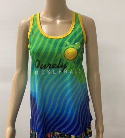  Purely Pickleball Tank Top Women by Purely Pickleball sold by Purely Pickleball