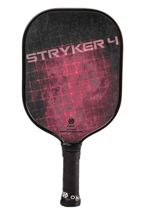 Red STRYKER 4 COMPOSITE by purelypickleball sold by Purely Pickleball