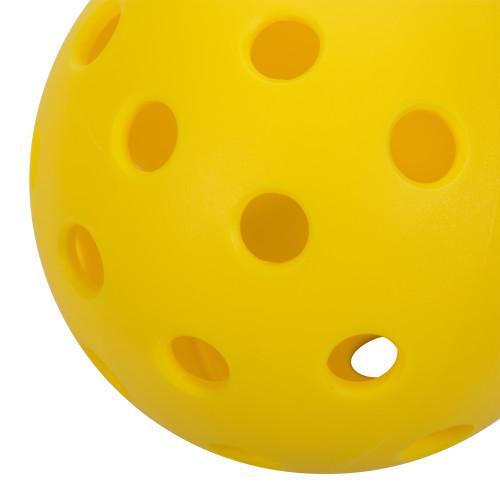 Yellow PURE 2 OUTDOOR BALLS by purelypickleball sold by Purely Pickleball
